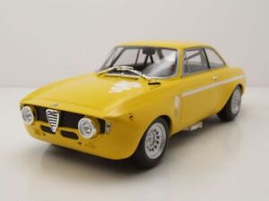 Alfa Romeo Gta 1300 Junior 1971 Jaune Maquette de Voiture 1:18 Minichamps