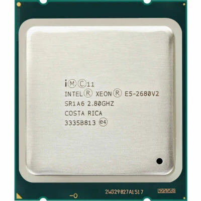 Intel Xeon E5-2680 V2 E5-2680V2 2.8GHz 25MB 10-Core LGA2011 Processor CPU - Image 1 of 2