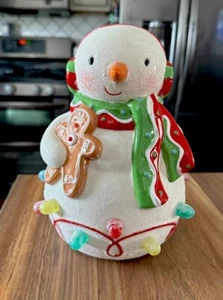 Hallmark 2010 Keepsake Musical Snowman With Light Up Gumdrops - Picture 1 of 6