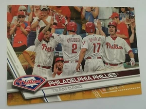 2017 Topps Jumbo 5x7 Phillies Team Card 174 #’d 03/10 Gold - Picture 1 of 1