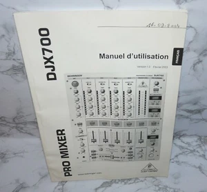 MANUEL D'UTILISATION PRO MIXER DJX700 TABLE DE MIXAGE FRANÇAIS. - Imagen 1 de 5