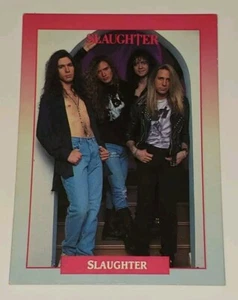 Tarjetas coleccionables Brockum RockCards #249 Slaughter Rock 1991 🎸 banda de metal para el cabello - Imagen 1 de 11