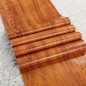 Faux Oak Wood Grain Contact Paper for Cabinets Countertops Decorative Self Adhes - Picture 1 of 4