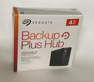 NEW Seagate STEL4000100 Backup Plus Hub USB 3.0 4TB External Desktop Hard Drive