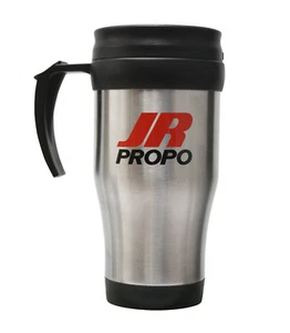 Thermo-Reisebecher der Marke JR Propo aus Edelstahl - Bild 1 von 3