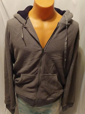 Sudadera con capucha de lana gris verdoso con cremallera talla XXL Wicked Stitch para hombre Foto 1 de 4