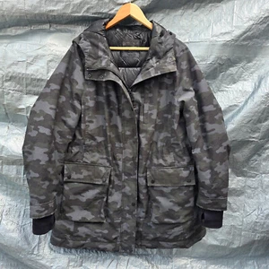M&S Goodmove Camo Stormwear Parka UK 20 Padded Jacket Coat Water Repellent - Picture 1 of 10
