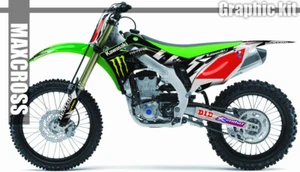 KAWASAKI KX250F KX450F 2013 2014 2015 2016 MAXCROSS GRAPHICS STICKER DECAL MS1 - Picture 1 of 2