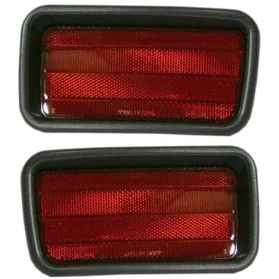 Rear Bumper Reflector Pair Set for 00-04 Mitsubishi Montero Sport - Image 1 of 4