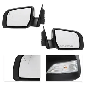 Espejos retrovisores térmicos eléctricos negros para Ford Ranger 2019-2023 plegables eléctricos con BSM izquierda+derecha - Imagen 1 de 16