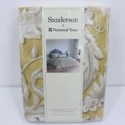 Sanderson x National Trust Tilia Lime Duvet Cover Set Multi Double - Image 1 of 4