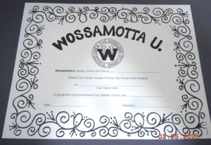 Rocky & Bullwinkle Diplom Vorlagen Wossamotta U - ukrainisch sicher knacken - Bild 1 von 3
