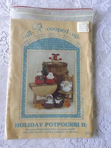 PATRÓN DE COSTURA TODO COOPED UP HOLIDAY POPURRI II # 503 * SIN CORTAR * 1989 - Imagen 1 de 3