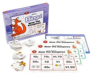 Beat The Kangaroo Bingo - Aussie Dollars 6+ Learning Can Be Fun - Picture 1 of 1