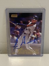 2016 Stadium Club Luis Gonzalez Gold Signature Auto Autograph 13/25 #SCA-LG