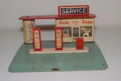 A9 1:43 TEKNO DANIMARCA STAZIONE POMPA BENZINA BENZINA IN LEGNO ESO ECCELLENT... - Immagine 1 di 4