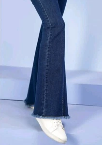 denim wide legs jeans women - Picture 1 of 4