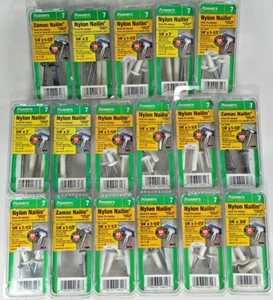 Sujetadores eléctricos anclajes de pasador de clavado de nailon. Tallas surtidas. Lote de 17 cajas. - Imagen 1 de 6