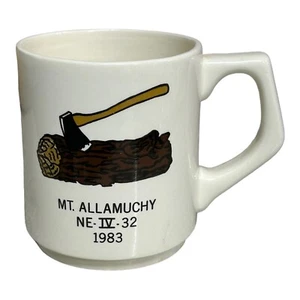 Boys Scouts Mug Mt Allamuchy NE IV 32 BSA Centerpiece Ceramic Chatham NJ 1983 - Picture 1 of 10