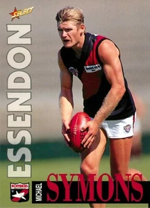 1996 ESSENDON BOMBERS AFL Card MICHAEL SYMONS - Foto 1 di 2