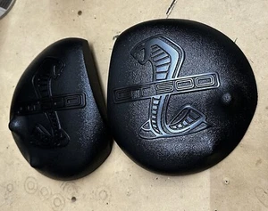 20-22 GT500 Custom Strut Tower Covers Caps(Cobra W Gt500) Black - Picture 1 of 8