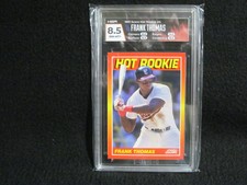 1991 Score Frank Thomas #4 Hot Rookies  Baseball Card Chicago White Sox HGA 8.5