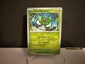 2024 Pokemon Teal Mask Ogerpon 24 Twilight Masquerade Reverse Holo Rare Card NM+ - Picture 1 of 1