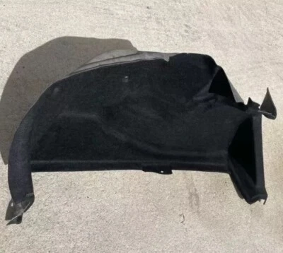 06-11 Honda Civic Si Coupe Left Trunk Carpet Liner OEM Black - Image 1 of 4