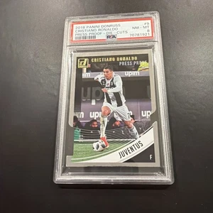 2018 Panini Donruss Cristiano Ronaldo Press Proof Die-Cuts #9 PSA 8 NM-MT /100 - Picture 1 of 3