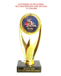 ACADEMIC READING TROPHY SCHOLASTIC READING AWARD #1 - Picture 1 of 2