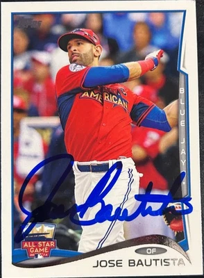 2014 Topps Update JOSE BAUTISTA #173 🔥 All-Star Game 🔥 GORGEOUS Autograph 1/1 - Image 1 of 2