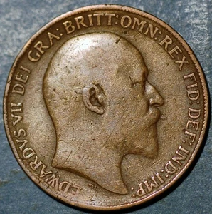 Great Britain Penny 1909 Edward VII KM# 794.2 - Picture 1 of 2