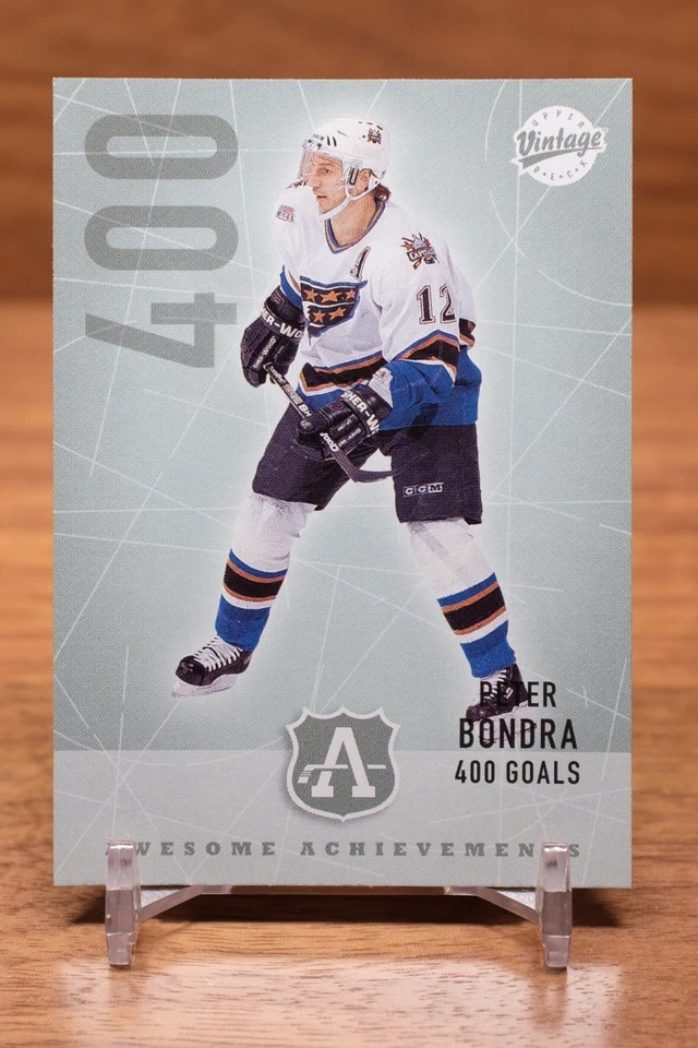 2002-03 UD Vintage - Awesome Achievements Peter Bondra #305 - Image 1 of 2