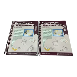 RightStart Mathematics Level F (2nd edition) Math Lessons + Worksheets - Foto 1 di 3