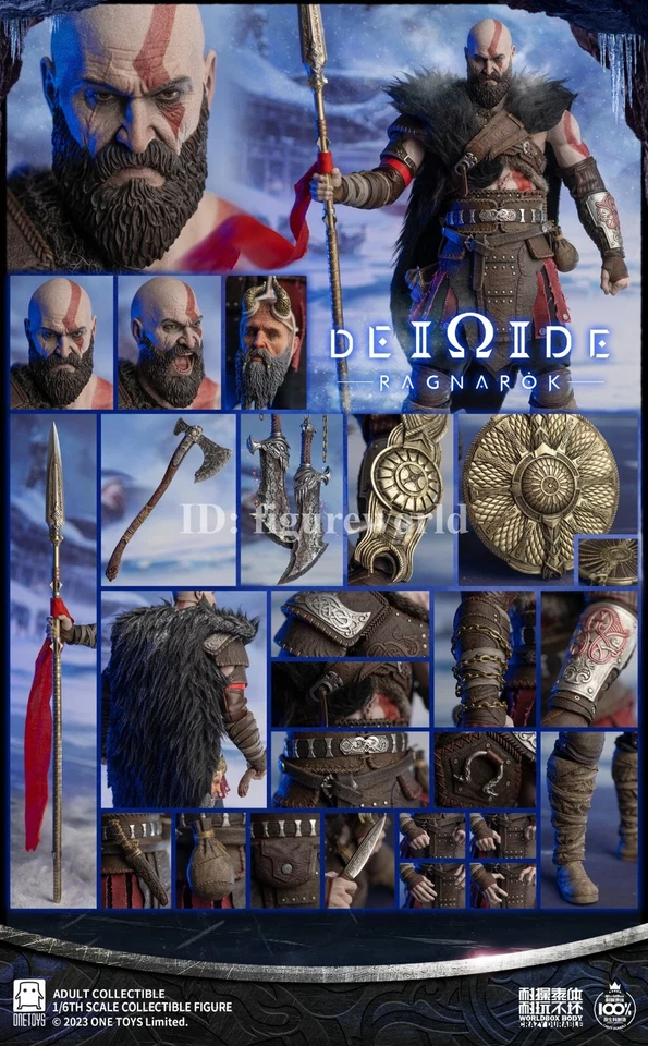 Worldbox OT019 1/6 God of War Kratos: Male Action Figure Collection Toy In Stock - Image 1 of 4