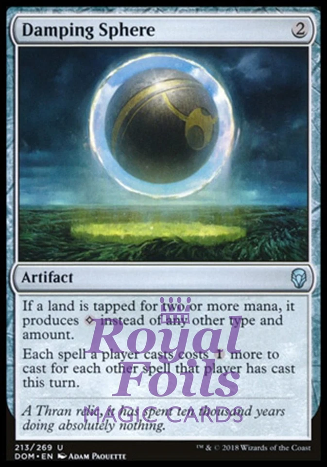 Damping Sphere 1x FOIL DOM MTG Dominaria Uncommon MINT artifact - Image 1 of 1