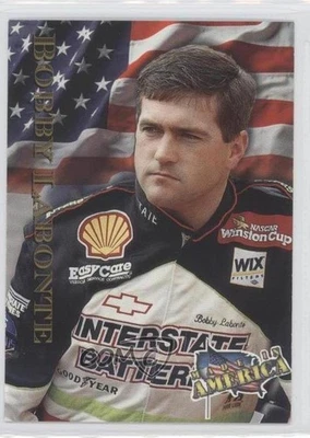 1996 Maxx Made in America Bobby Labonte #18 HOF - Image 1 of 2