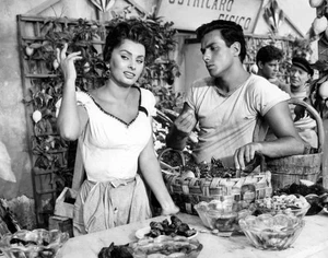 Sophia Loren Italian actor Antonio Cifariello in Pan amore e �- 1950s Old Photo - Picture 1 of 1