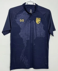 Warrix Thailand National Football Trikot Blau Gold 2XL 2L 2020 EUC - Bild 1 von 5