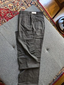 Dapper Classics 36 Gray Wool Flat Front Made in USA Brooklyn Mens Dress Pants. - Picture 1 of 6