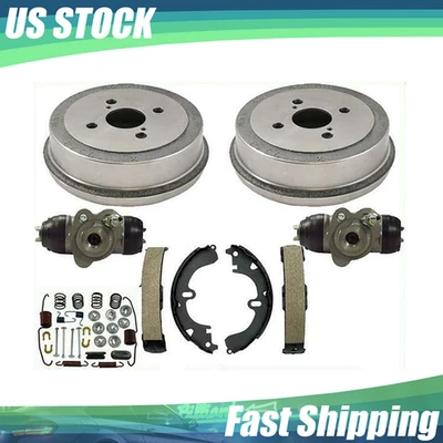 Fits Corolla 94-02 Non-ABS Rear Brake Drums Shoes Spring Kit Wheel Cylinder - Image 1 of 4