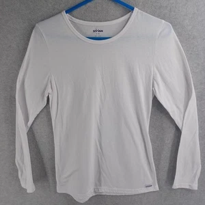 Camiseta Sivvan Para Mujer Calce Clásico Underscrub Top Cómoda Manga Larga Blanca Mediana - Imagen 1 de 14
