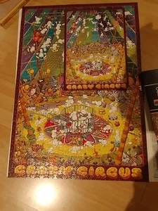 Dreieckspuzzle Heye Mordillo Puzzle 1500 Teile Crazy Circus,1981 - Bild 1 von 8