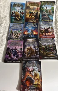 Lot of 10 SPIRIT ANIMALS Hardcover Books Scholastic Fantasy Adventure Series - Picture 1 of 16