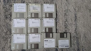 Microsoft Windows 3.1 installation disks X 7 Full Set Plus Mouse Drivers - Picture 1 of 7