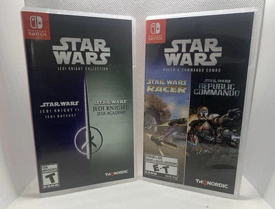 Nintendo Switch Star Wars Jedi Knight Collection y Star Wars Racer & Commando Foto 1 de 4