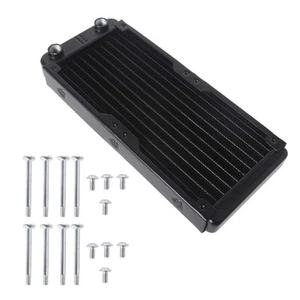 9.45"10 Tube Computer Water Cooling Radiator G1/4 Female Thread Heat Dissipation - Afbeelding 1 van 8