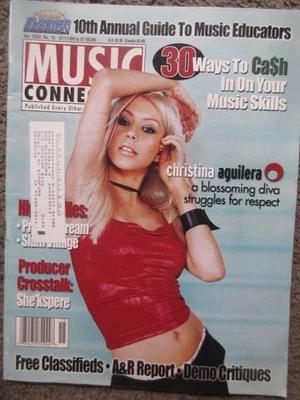 MUSIC CONNECTION JULY 2000 CHRISTINA AGUILERA COVER/INTERVIEW RARE 80 PGS. EX+ - Image 1 of 4