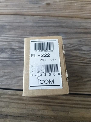 Icom FL-222 1.8 kHz SSB Narrow Filter for IC-75A 746 756 703 775DSP Radio NEW - Image 1 of 4