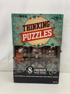 ThinkBox Thinking Puzzles - 8 Premium Puzzle Teasers - Picture 1 of 2